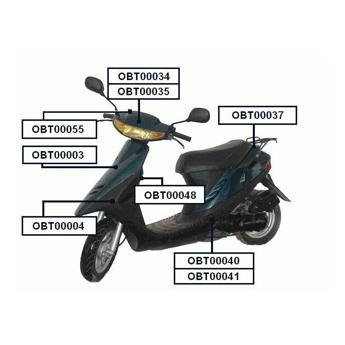 OSŁONA BOCZNA LEWA DIO AF27/28 OBT000038
