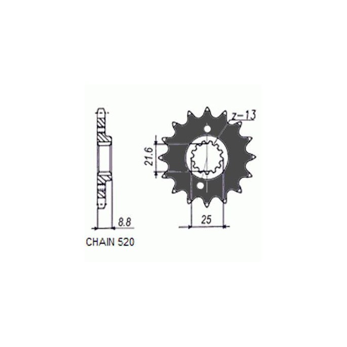 ZEBATKA NAPEDOWA SUNSTAR SUNF356-14