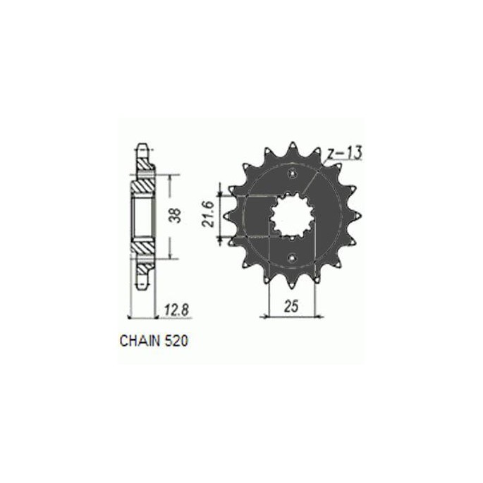 ZEBATKA NAPEDOWA SUNSTAR SUNF359-14 (WYCOFANA Z PRODUKCJI)