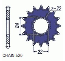 ZEBATKA NAPEDOWA SUNSTAR SUNF375-16