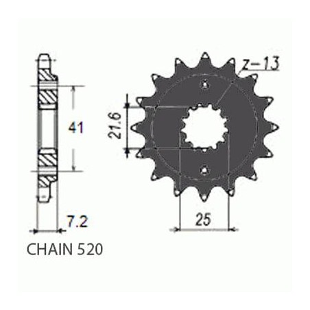 ZEBATKA NAPEDOWA SUNSTAR SUNF396-15