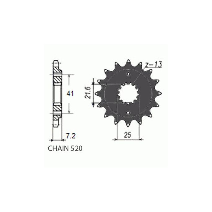 ZEBATKA NAPEDOWA SUNSTAR SUNF396-16
