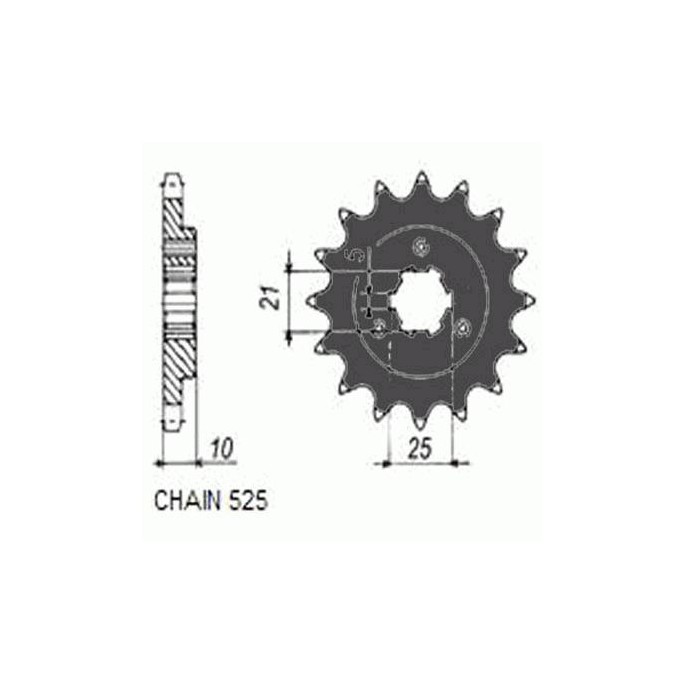ZEBATKA NAPEDOWA SUNSTAR SUNF416-15