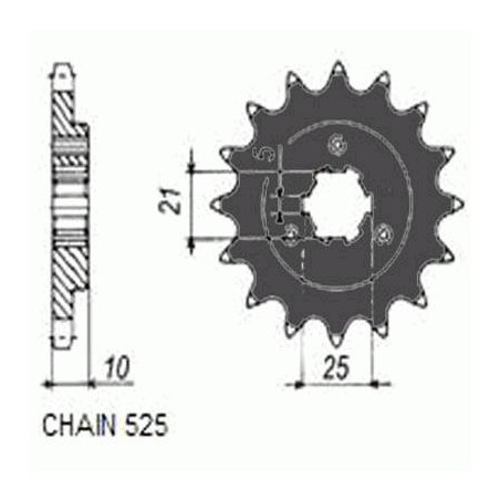 ZEBATKA NAPEDOWA SUNSTAR SUNF416-15