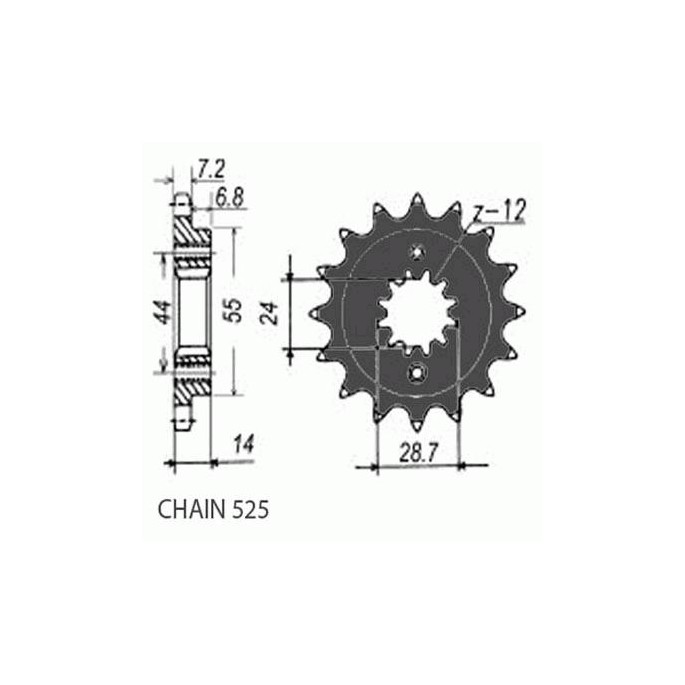 ZEBATKA NAPEDOWA SUNSTAR SUNF420-15