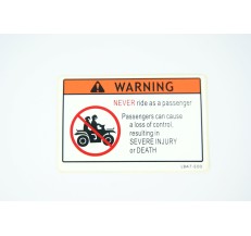 NAKLEJKA OSTRZEGAWCZA 7 KYMCO