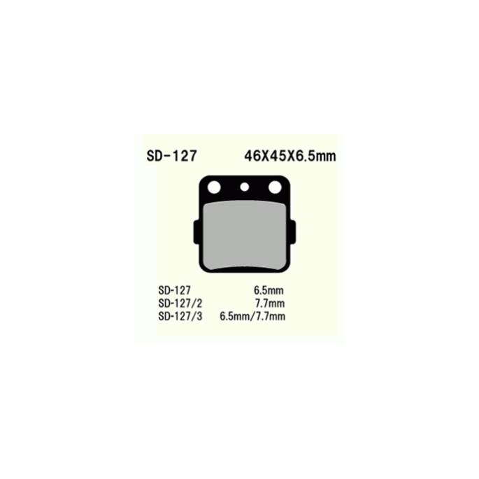 KLOCKI HAMULCOWE   VD-127/2 (FA84)