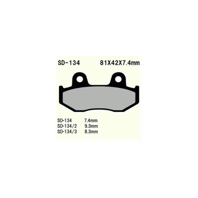 KLOCKI HAMULCOWE   VD-134/2 (FA323/2)