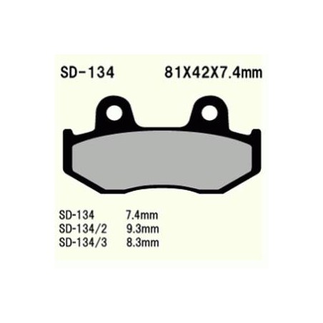 KLOCKI HAMULCOWE   VD-134/2 (FA323/2)