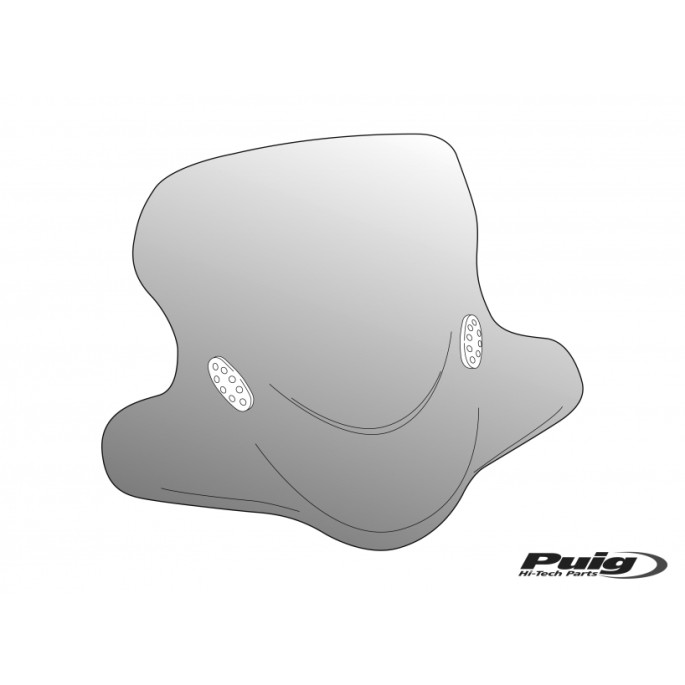 SZYBA OWIEWKA PUIG DO APRILIA LEONARDO 125/150/250 DO 01 / SR 50 01-15 (CITY TOURING) LEKKO PRZYCIEMNIONA