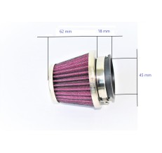FILTR POWIETRZA STOŻKOWY POWER FORCE PROSTY 46-48 MM  FPC000016