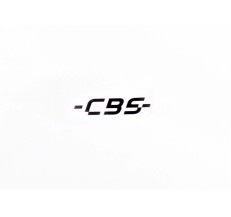 NAKLEJKA "-CBS-" - CZARNY NAPIS 05503J80WF00