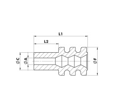 USZCZELKA DO POJ.PRZEWODU ELEKT. - ŻÓŁTA-(1,2-2,1MM)-D6,00MM BATCH D-QU