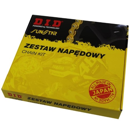 ZESTAW NAPĘDOWY DID428NZ ZŁOTY 136 SUNF225-13 JTR25-60 (428NZ ZŁOTY-RS4 125 13-14 REPLICA)