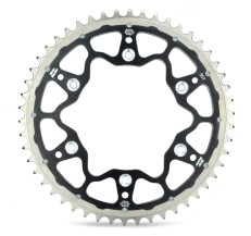 MOTO-MASTER PROMOCJA ZĘBATKA TYLNA DUAL RING (STALOWO-ALUMINIOWA) 808 51 (80851) KOLOR CZARNY SUZUKI DR/RM/RMZ (JTR808.51) (ŁA
