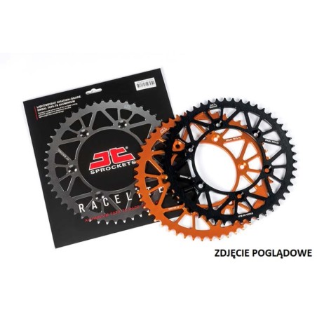 JT ZĘBATKA TYLNA 4486 50 ALUMINIOWA RACELITE KTM SX 85 '04-'18, 105 XC '07-'11 (448650JTA) (ŁAŃC. 428) KOLOR POMARAŃCZOW