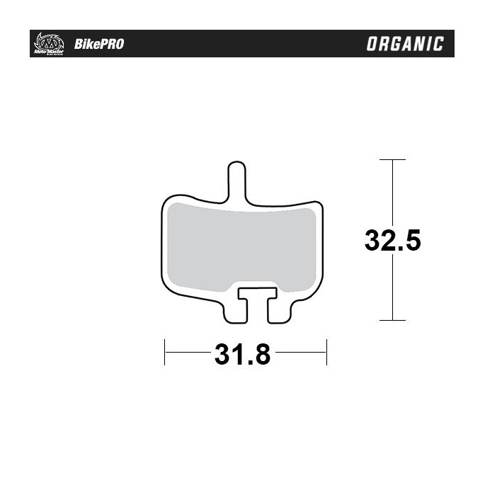 MOTO-MASTER BIKE PRO KLOCKI HAMULCOWE ROWEROWE ORGANICZNE PASUJE DO PROMAX IMPERIAL DX04, HAYES HFX-MAG, HFX-9,MX-1