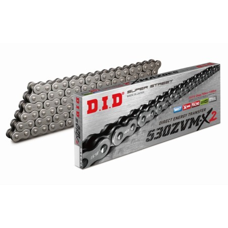 DID 50(530)ZVMX2-110 ŁAŃCUCH (110 OGNIW) X-RING (OTWARTY + ZAKUWKA) (50ZVMX2-110)