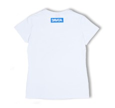 DAVCA T-shirt blue logo