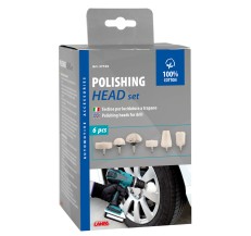 37169 Polishing heads for drills - set of 6 pieces