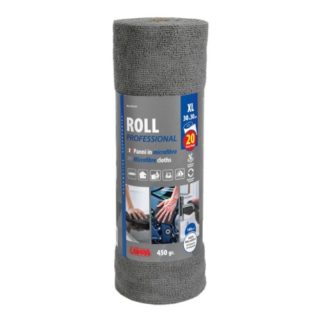 37177 Roll Professional, microfibre cloths - 30x30 cm - 20 sheets