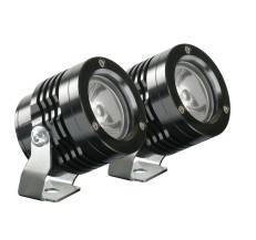 90533 - O-Lux, pair of auxiliary led lights, 12V - Black