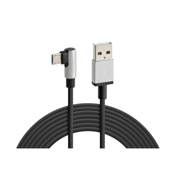 38835 Kabel USB 90°  Micro USB - 200 cm - Czarny