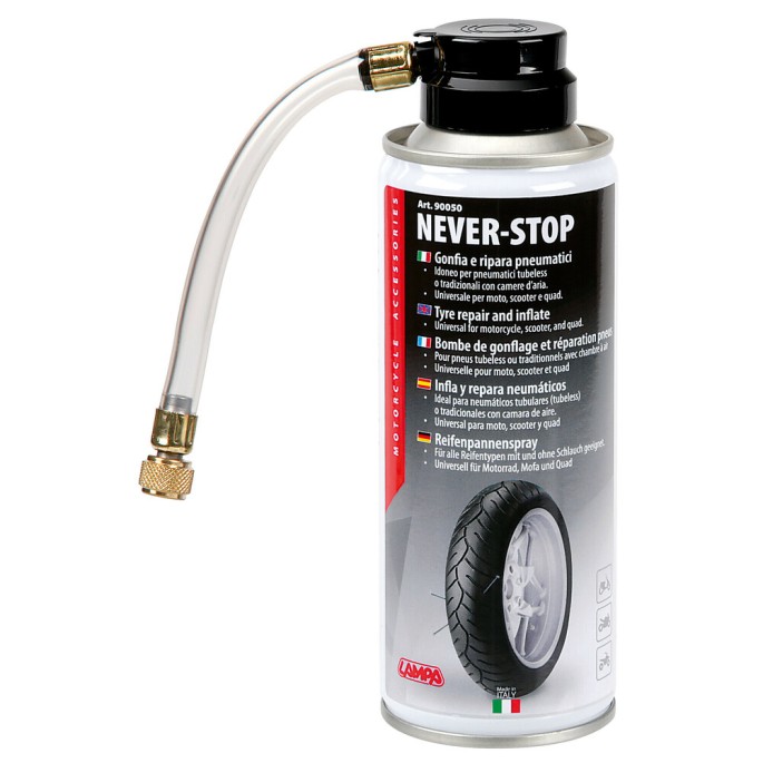 90050 Never Stop, Tyre repairing and inflating - 200 ml