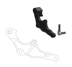 MOTO-MASTER ADAPTER DO TARCZY PRZÓD / PRZEDNIEJ SUPERMOTO SM RACING 320MM GASGAS, HUSQVARNA (BRAKTEC CALIPER) (NA ZAMÓWIENIE) 