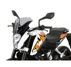 Szyba motocyklowa MRA KTM DUKE 390, , -2016, forma R, przyciemniana