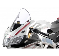 Szyba motocyklowa MRA APRILIA RSV 4 RR/RF/1100 FACTORY 19-, RK /RR /RF, 2015-, forma R, bezbarwna