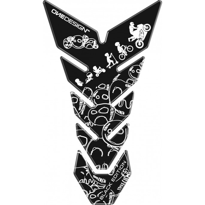 PRINT tankpad BLACK EDITION faces