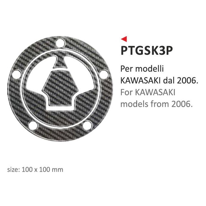 PRINT naklejka na wlew paliwa Kawasaki 2006