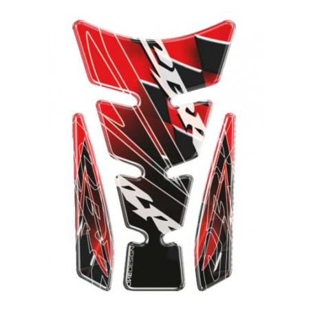 PRINT tankpad Spirit shape Limited Edition logo Honda CBR czerwone