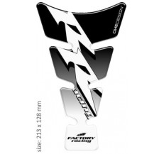 PRINT tankpad Spirit shape logo Honda RR czarne on przeźroczysty