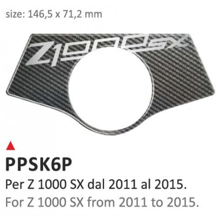 PRINT Naklejka na półkę kierownicy Kawasaki Z1000SX 2011/2016