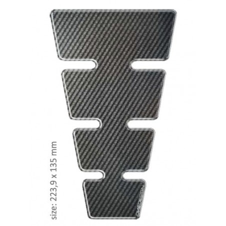 PRINT tankpad CLASSIC shape carbon