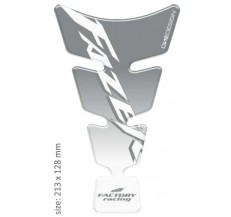 PRINT tankpad Spirit shape logo Yamaha Fazer srebrne on przeźroczysty