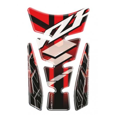 PRINT tankpad Spirit shape Limited Edition logo Yamaha YZF czerwone