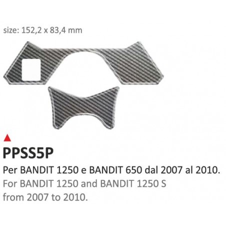 PRINT Naklejka na półkę kierownicy Suzuki Bandit 650-1250 2007/2010