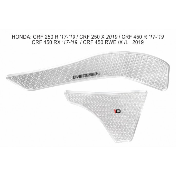 ONEDESIGN Grip Boczny Honda przezroczysty