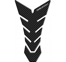 PRINT tankpad "Soft Touch" black edition carbon matt black