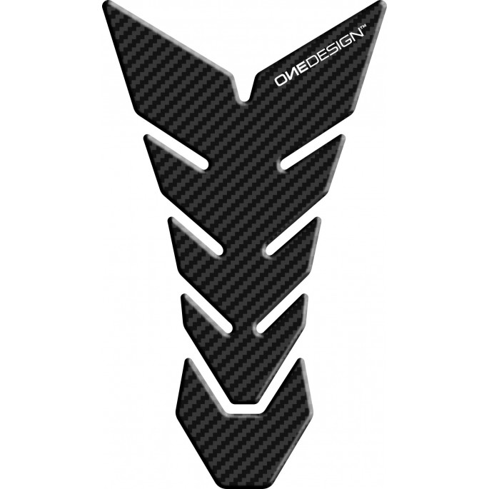 PRINT tankpad "Soft Touch" black edition carbon matt black