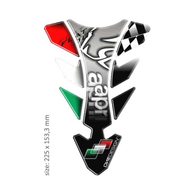 PRINT tankpad future with application tape Aprilia