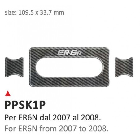 PRINT Naklejka na półkę kierownicy Kawasaki ER6N 2007/2008