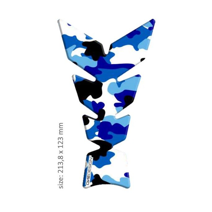 PRINT tankpad Moon "Soft touch" camouflage niebieskie