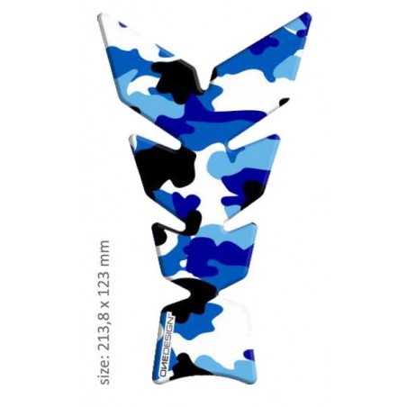 PRINT tankpad Moon "Soft touch" camouflage niebieskie