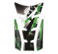 PRINT tankpad Spirit shape Limited Edition logo Kawasaki szara