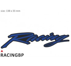 PRINT zestaw 10 naklejek Racing niebieskie