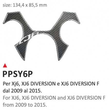 PRINT Naklejka na półkę kierownicy Yamaha XJ6 / DIVERSION + F 2009/2015